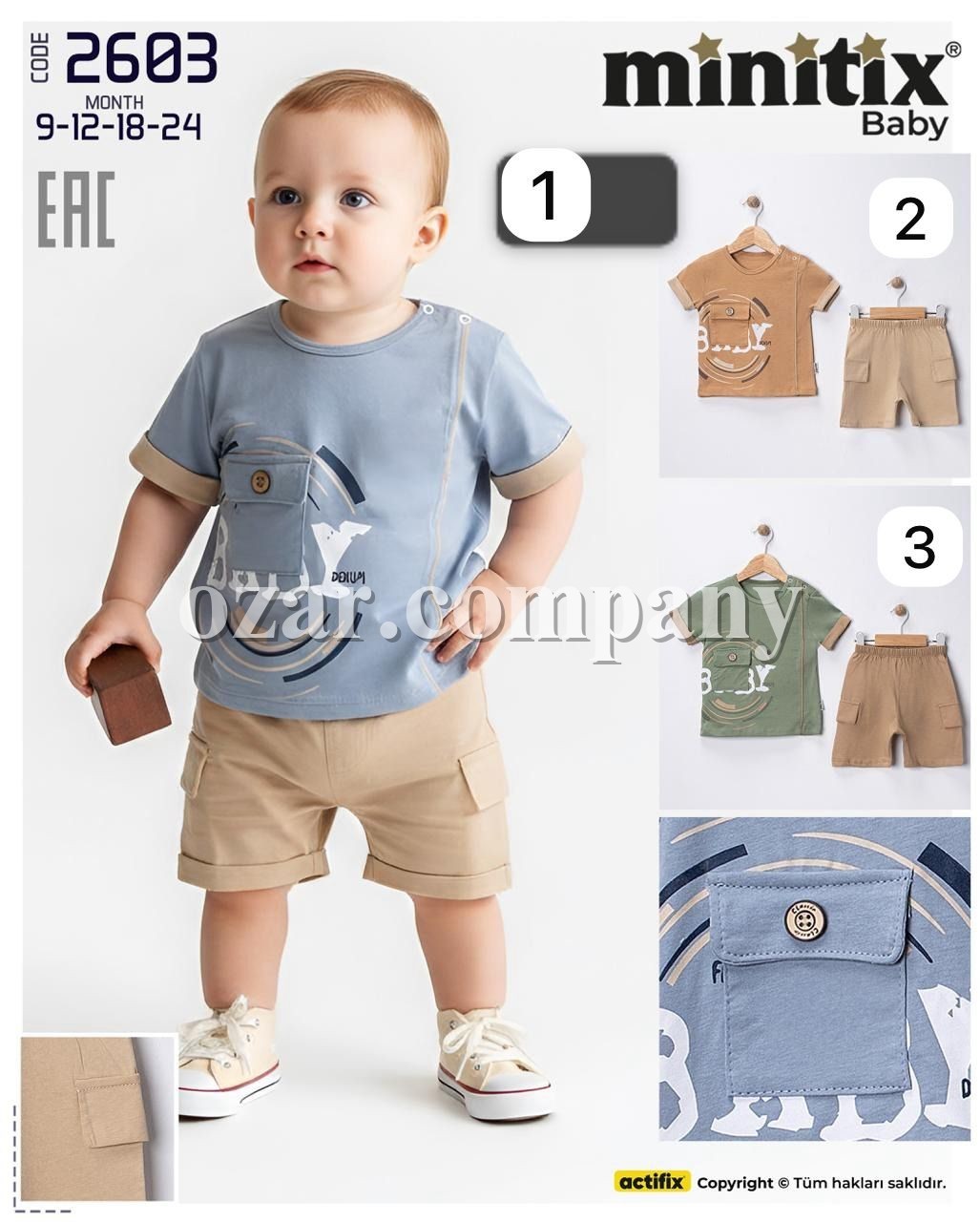 Костюм Для Мальчика Minitix (9-12-18-24мес.)