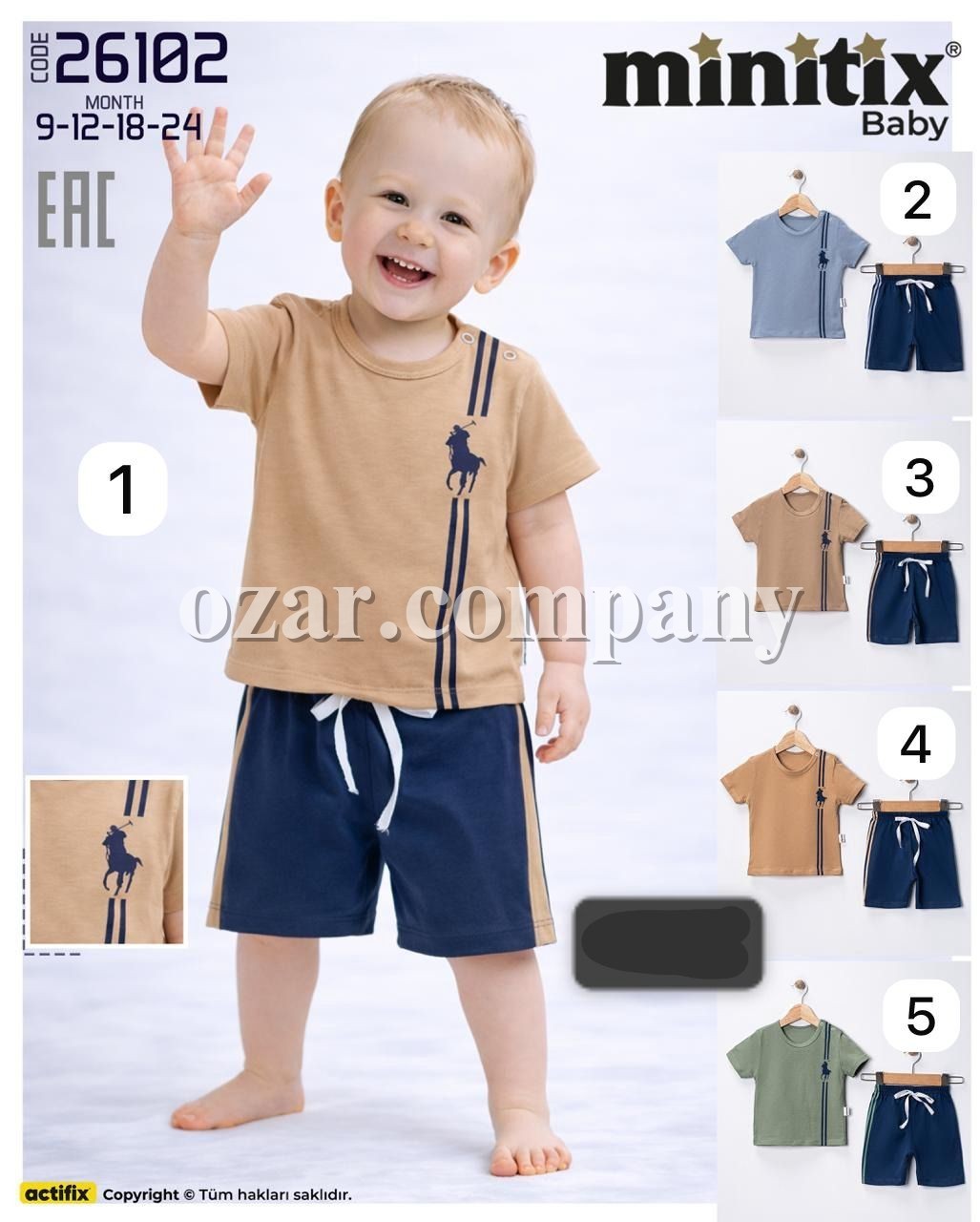 Костюм Для Мальчика Minitix (9-12-18-24мес.)