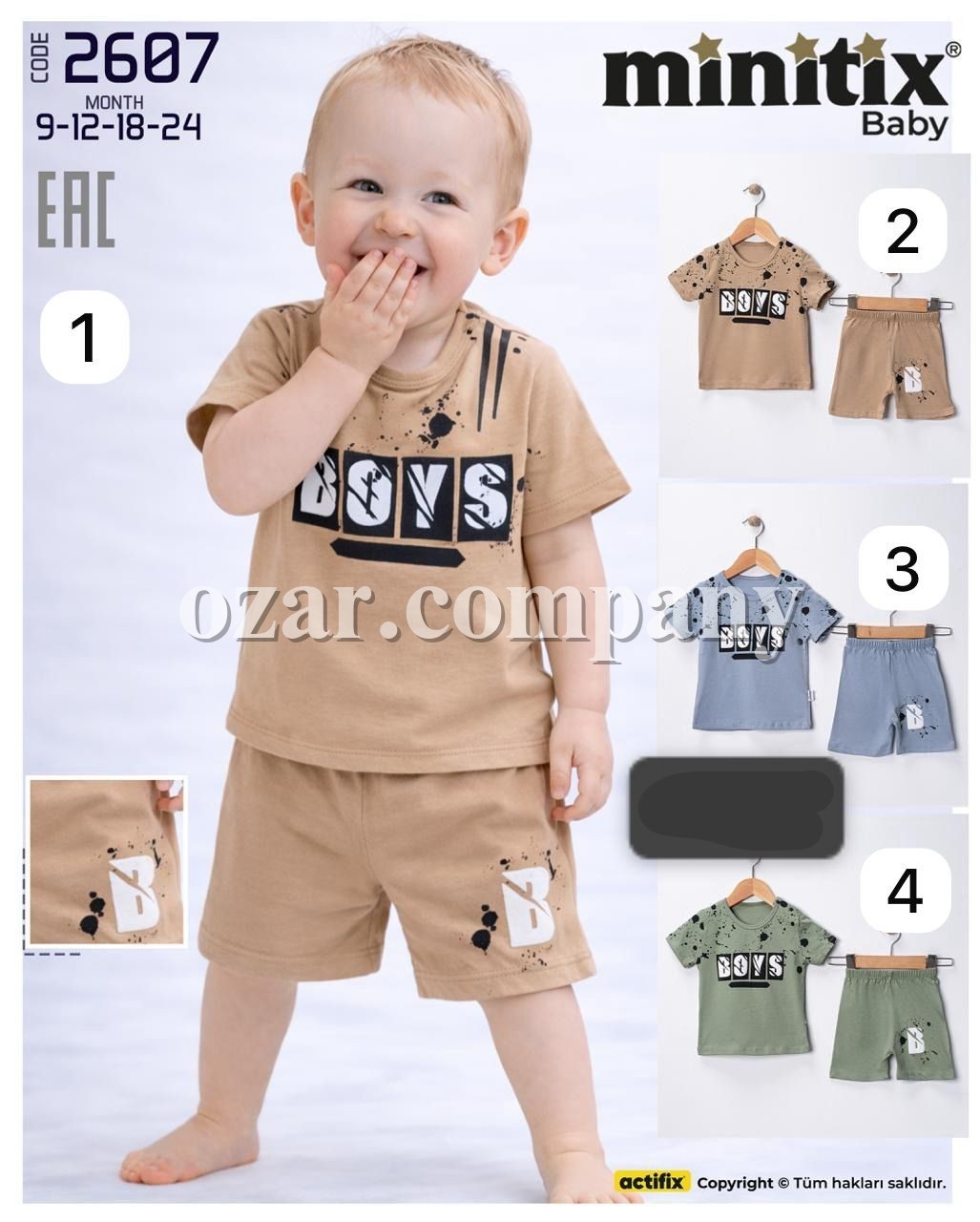 Костюм Для Мальчика Minitix (9-12-18-24мес.)