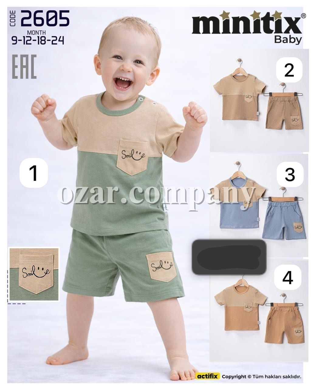 Костюм Для Мальчика Minitix (9-12-18-24мес.)