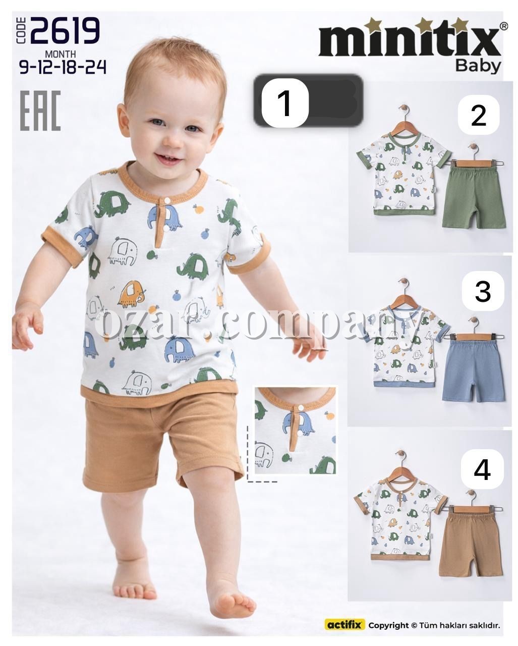 Костюм Для Мальчика Minitix (9-12-18-24мес.)