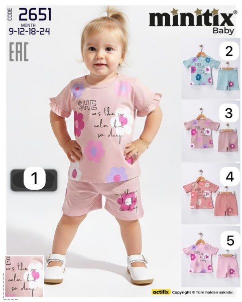 Костюм Для Девочки Minitix (9-12-18-24мес.)