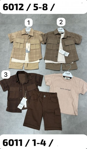 Костюм Тройка Для Мальчика Lavin (5-6-7-8лет) 