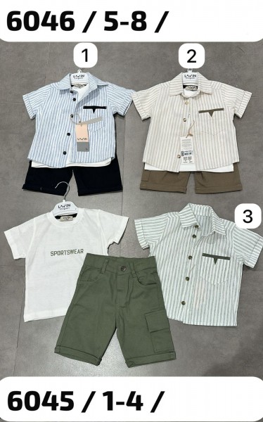 Костюм Тройка Для Мальчика Lavin (5-6-7-8лет) 