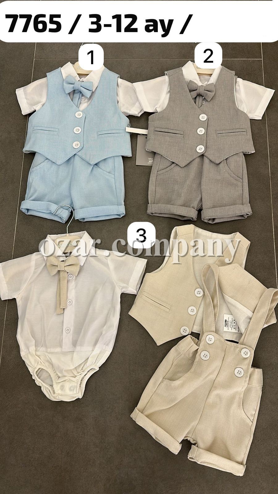 Костюм Тройка Для Мальчика Concept (3-6-9-12мес.)