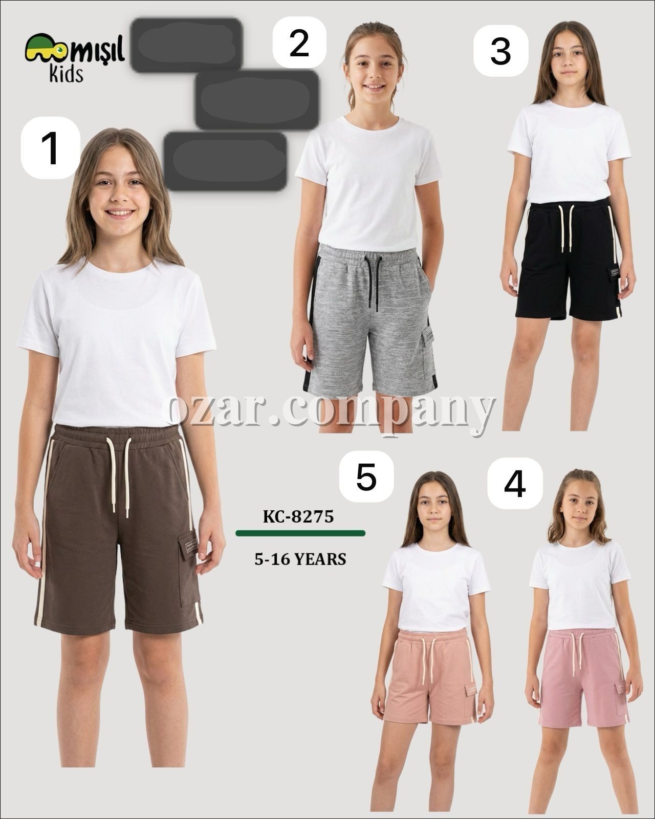 Шорты Для Девочки Misil Kids (5-6-7-8лет) 