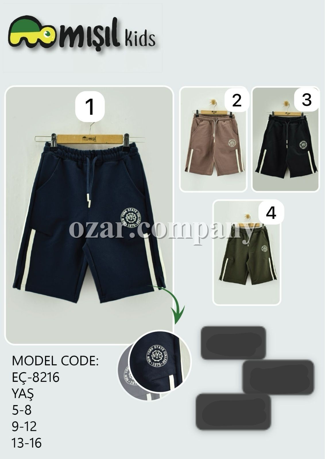 Шорты Для Мальчика Misil Kids (9-10-11-12лет) 