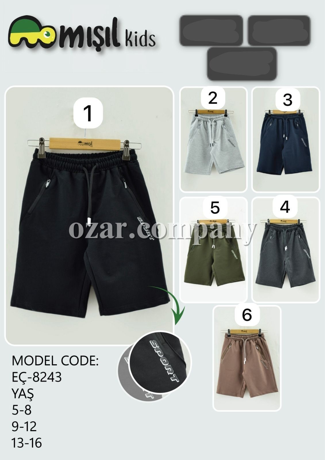 Шорты Для Мальчика Misil Kids (9-10-11-12лет) 