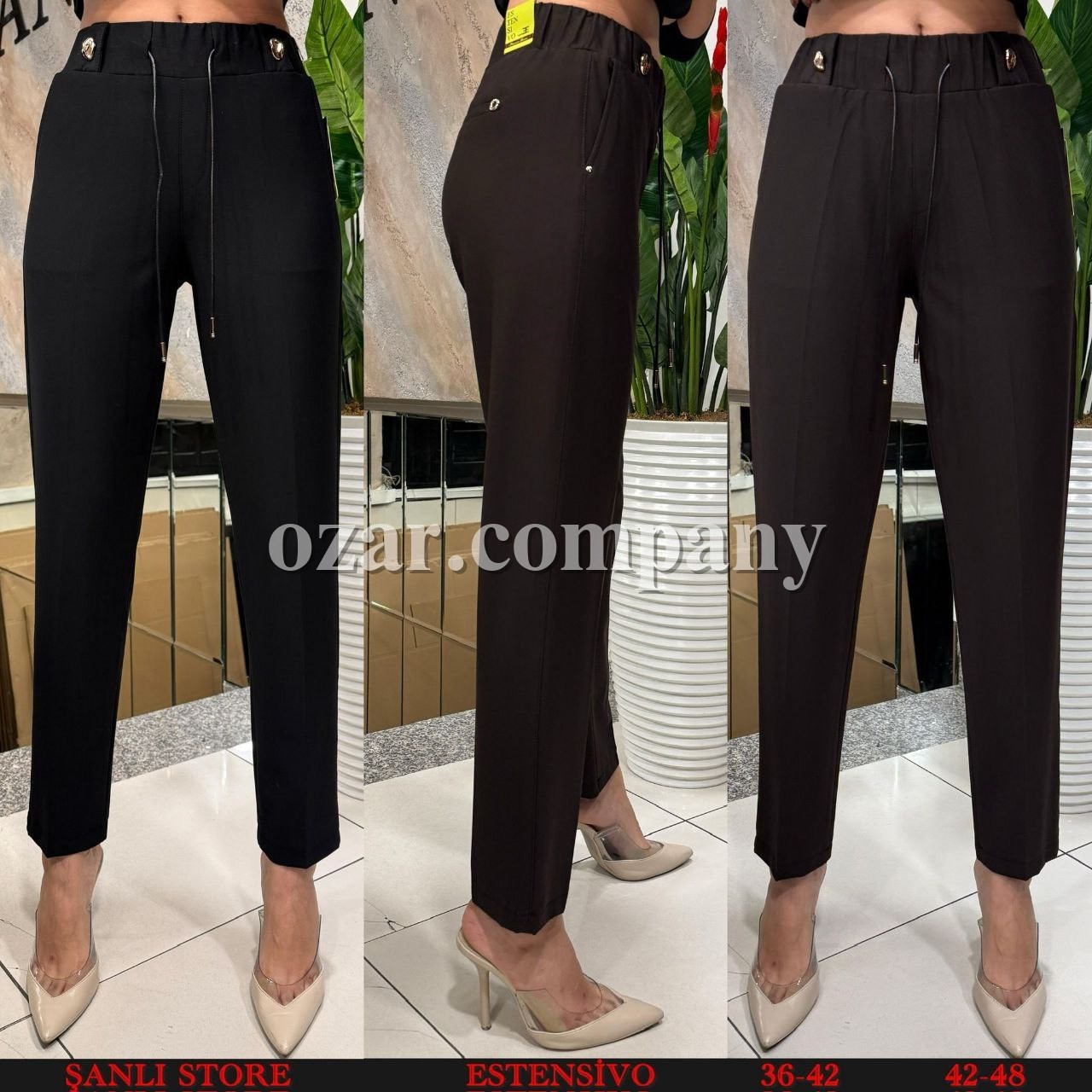 Женские Брюки Estensivo (Большие размеры)   