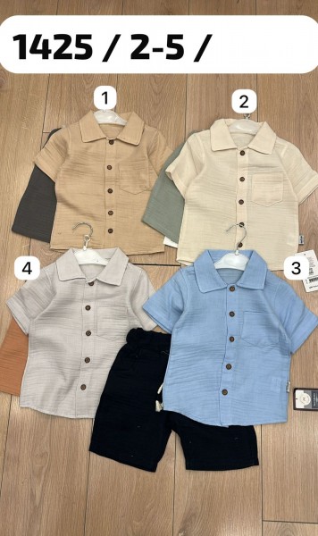 Муслиновый Костюм Для Мальчика Mertcan (2-3-4-5лет)