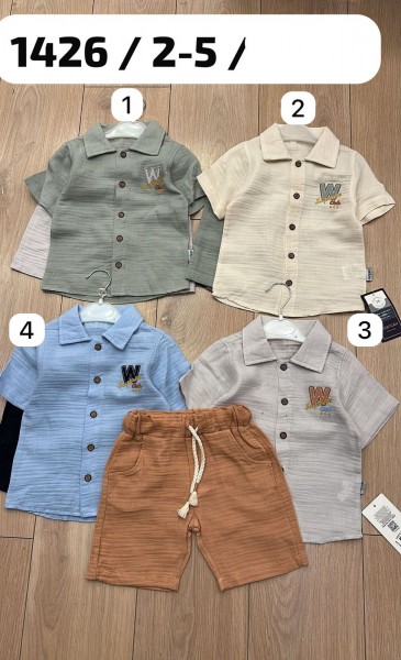 Муслиновый Костюм Для Мальчика Mertcan (2-3-4-5лет)