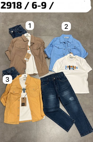 Костюм Тройка Для Мальчика Lucy (6-7-8-9лет) 