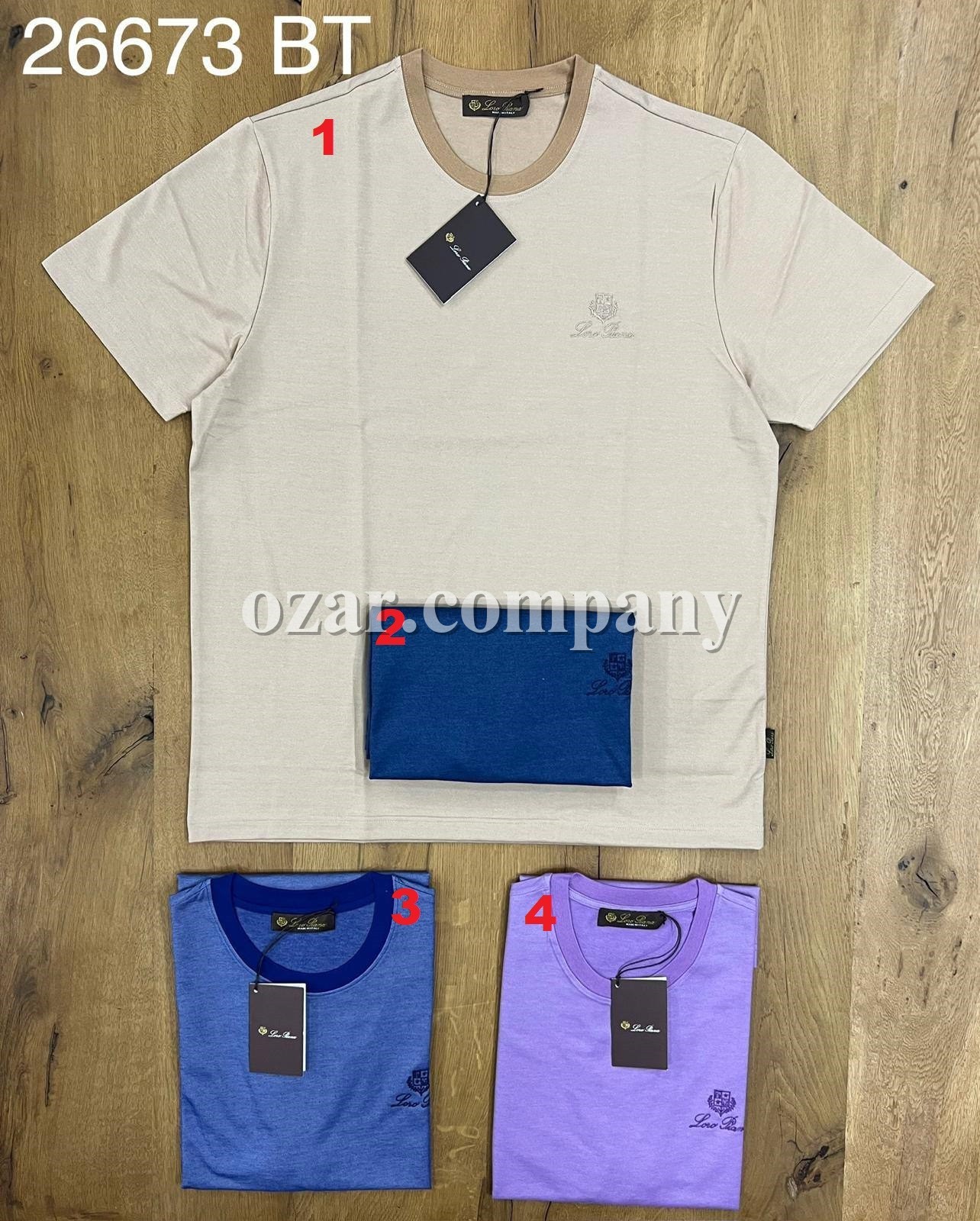 Мужская Футболка Loro Piana (Большие размеры)