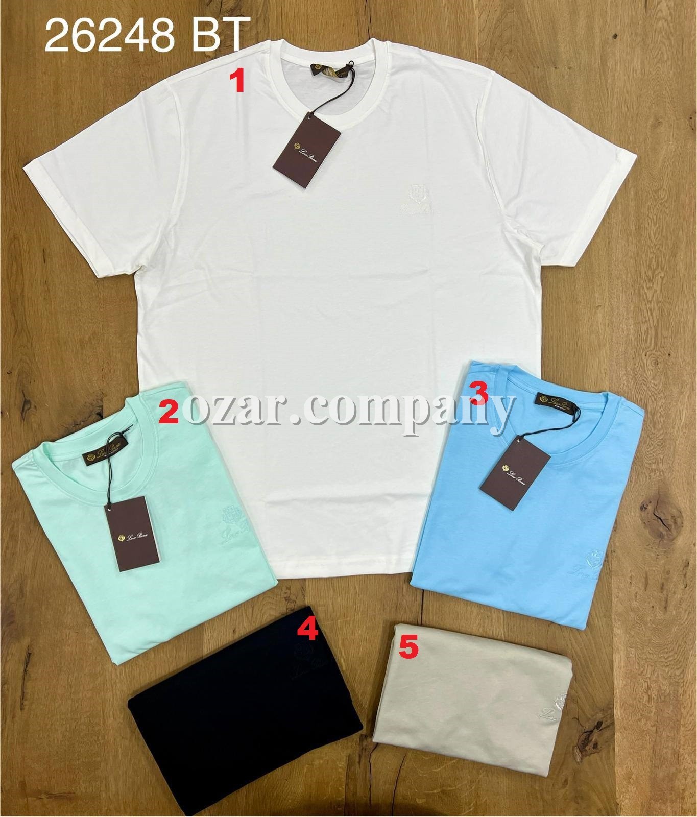 Мужская Футболка Loro Piana (Большие размеры)