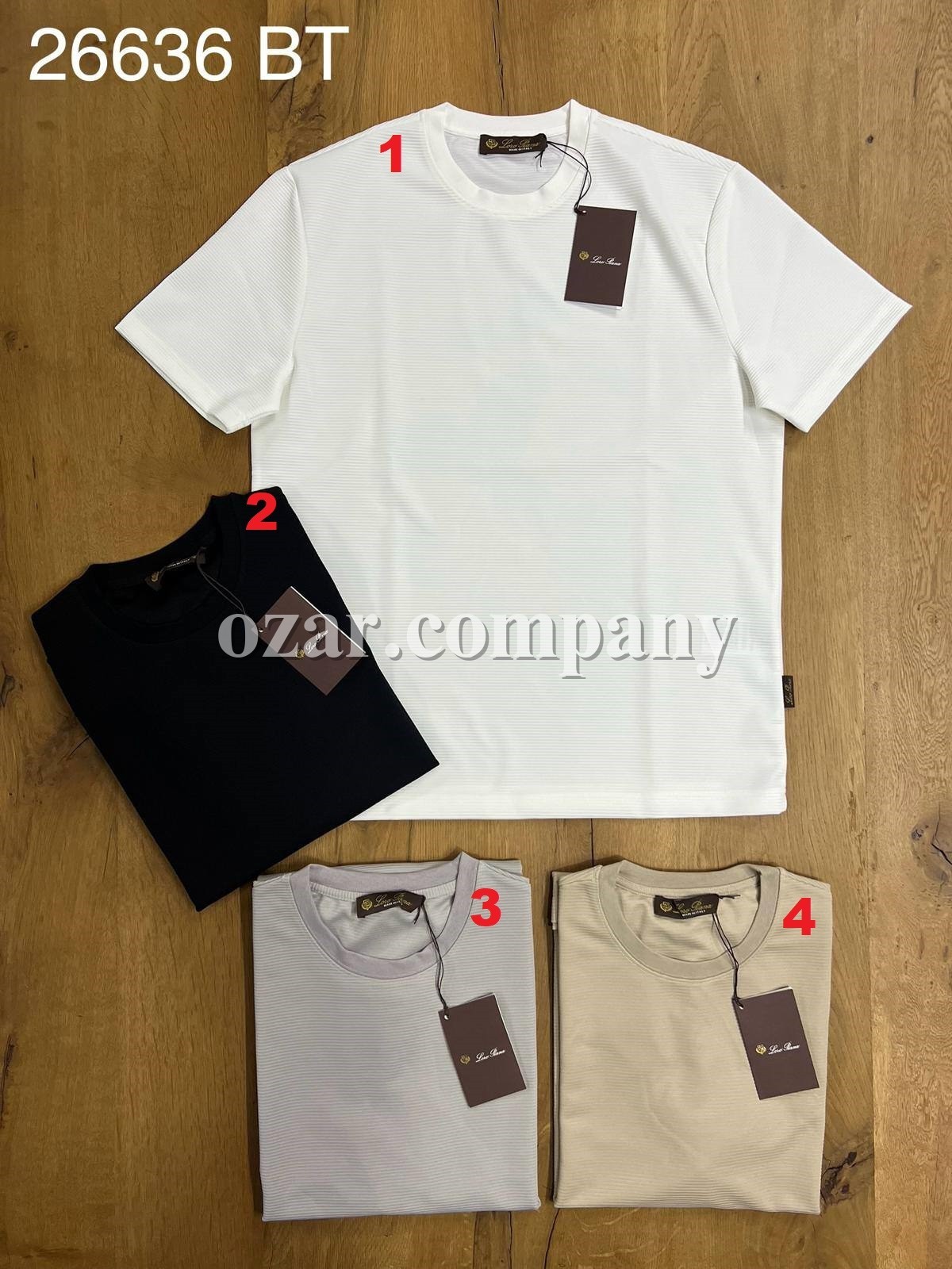 Мужская Футболка Loro Piana (Большие размеры)