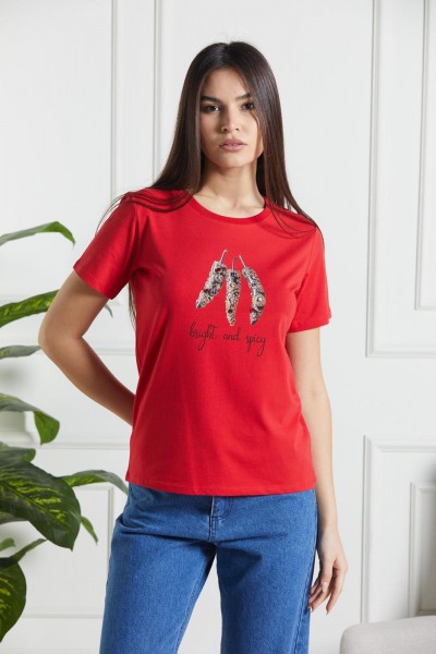 Женская Футболка Lov Joi