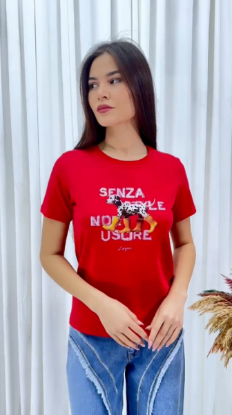 Женская Футболка Lov Joi