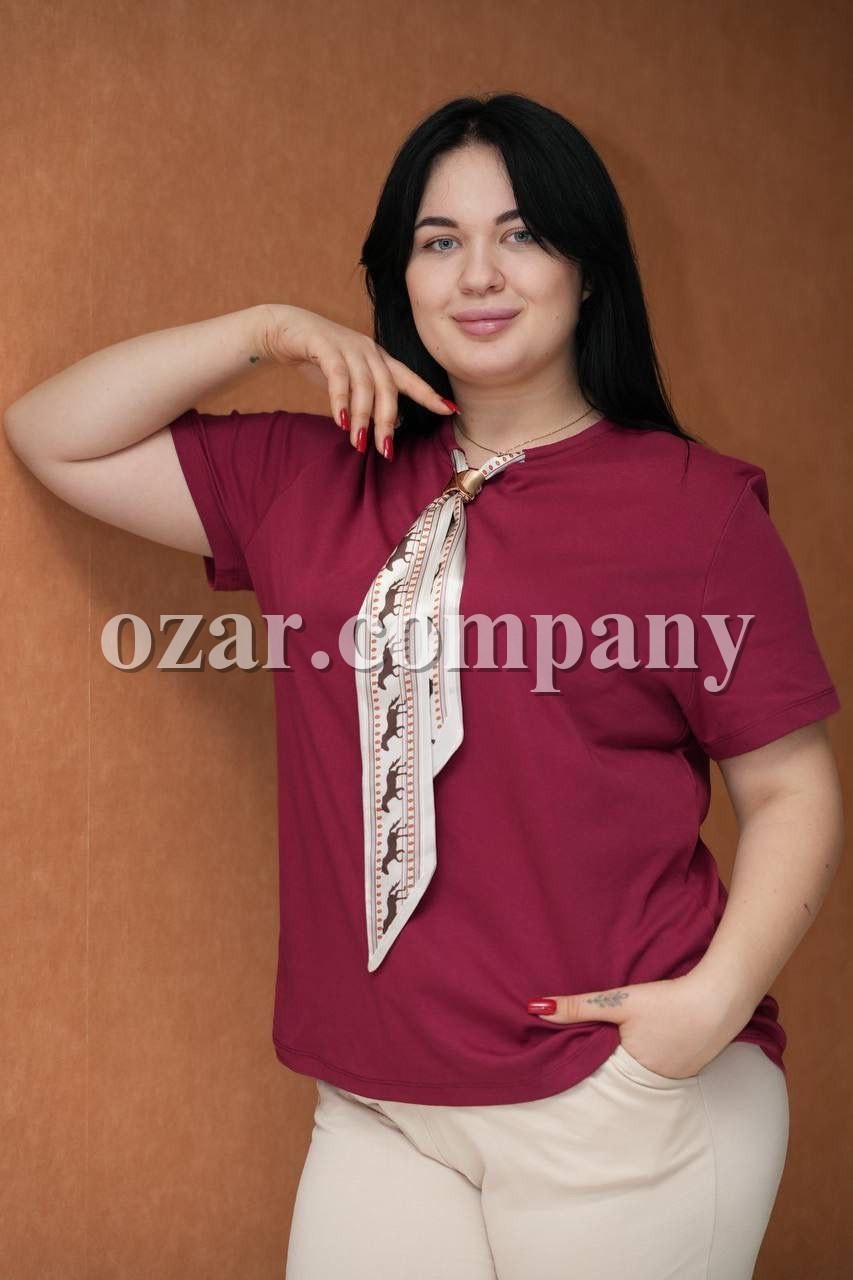 Женская Футболка Raw (Большие размеры)