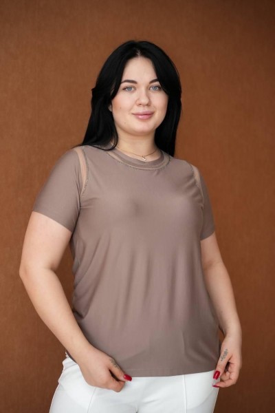 Женская Футболка Raw (Большие размеры)