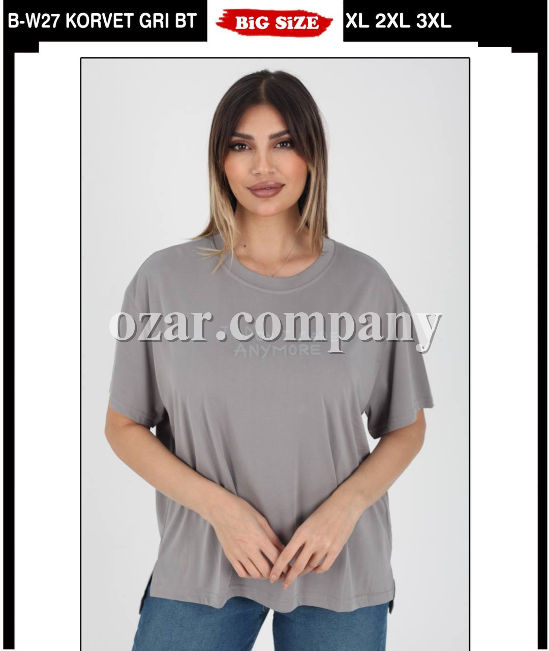 Женская Футболка Whitney (Большие размеры)