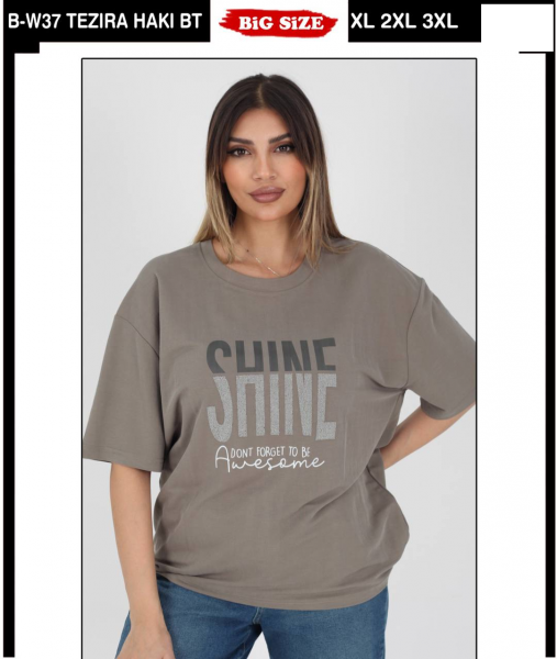 Женская Футболка Whitney (Большие размеры)