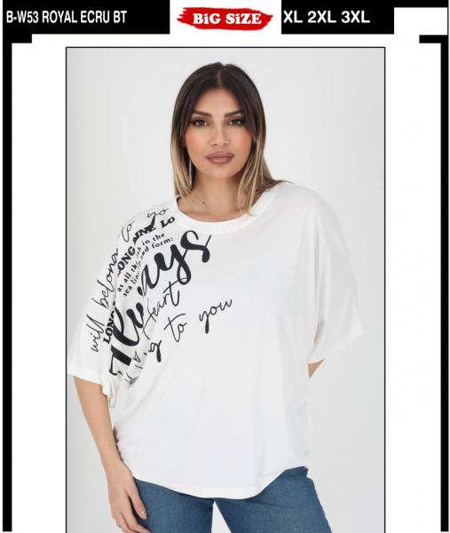 Женская Футболка Whitney (Большие размеры)