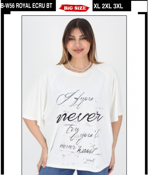 Женская Футболка Whitney (Большие размеры)