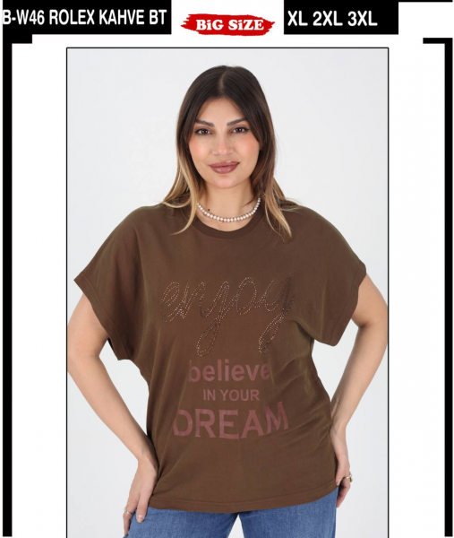 Женская Футболка Whitney (Большие размеры)