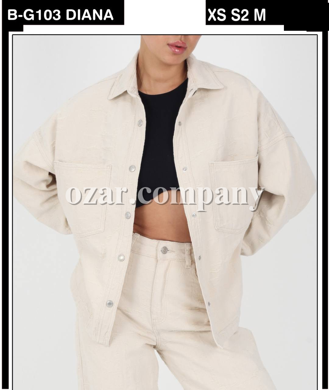 Женская Джинсовая Рубашка Whitney