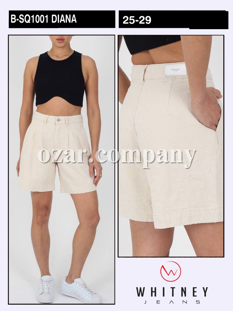 Женские Джинсовые Шорты Whitney