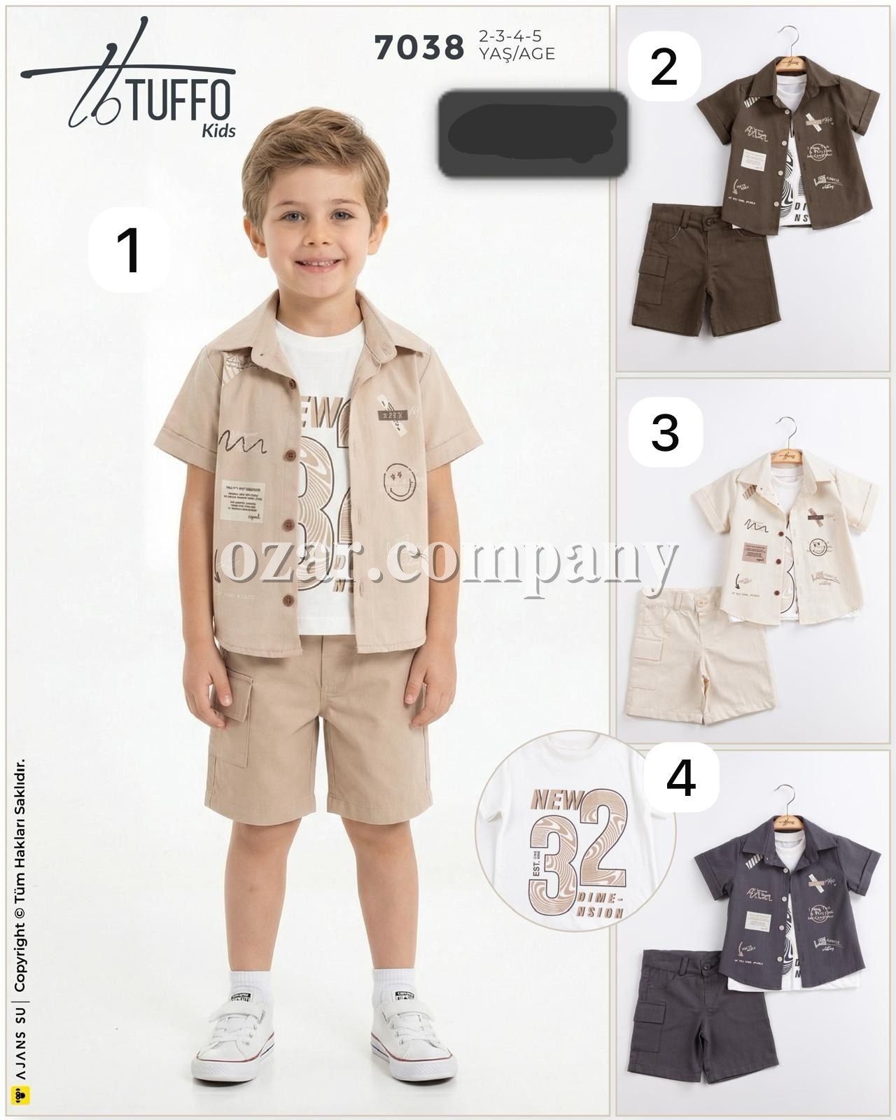 Костюм Тройка Для Мальчика Tuffo (2-3-4-5лет)