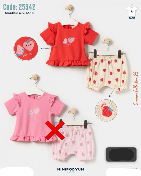 Костюм Для Девочки Bupper Minipodyum (6-9-12-18мес.)