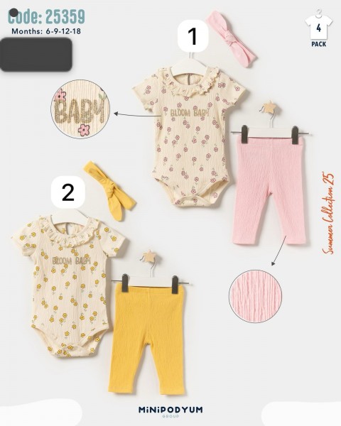 Комплект Для Девочки Bupper Minipodyum (6-9-12-18мес.)