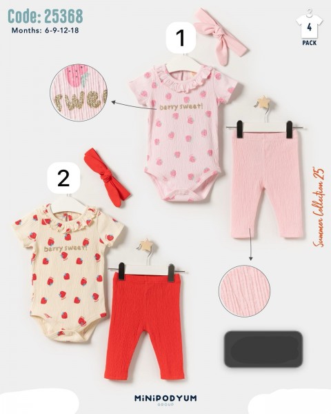 Комплект Для Девочки Bupper Minipodyum (6-9-12-18мес.)
