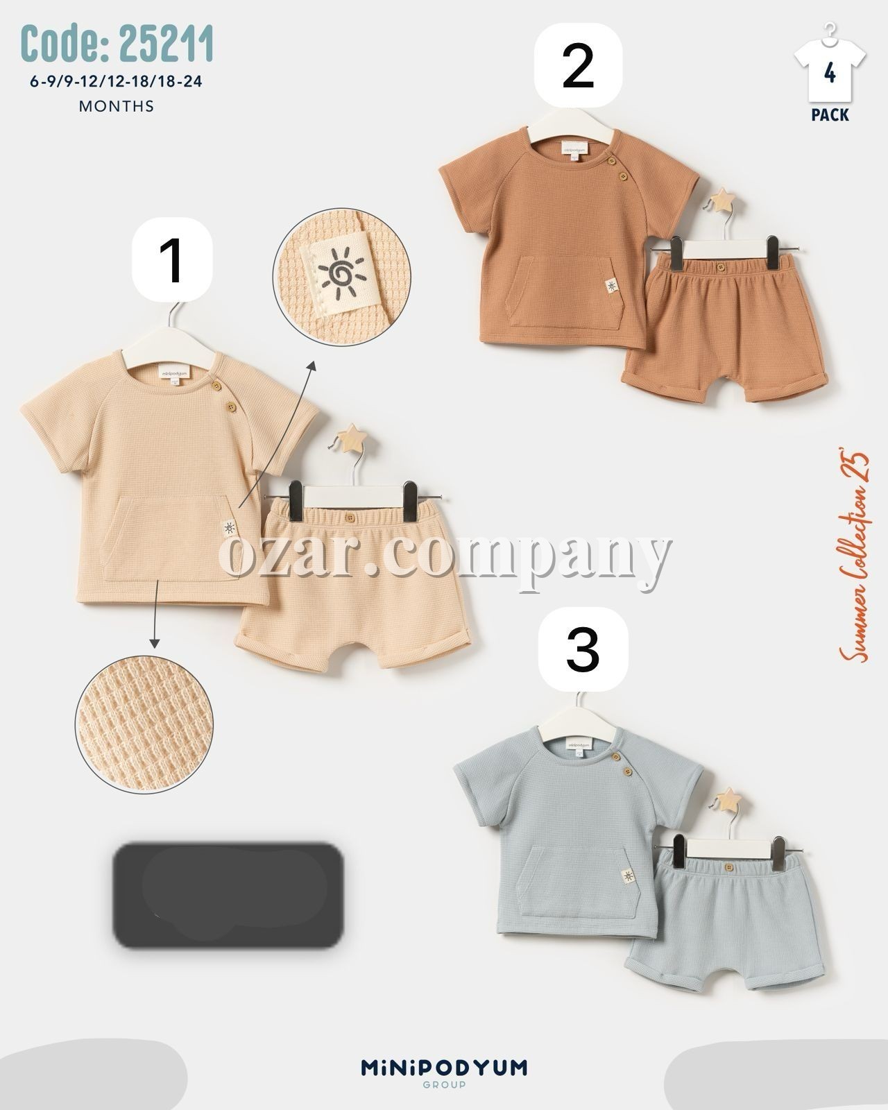 Костюм Для Мальчика Bupper Minipodyum (6-9/9-12/12-18/18-24мес.)