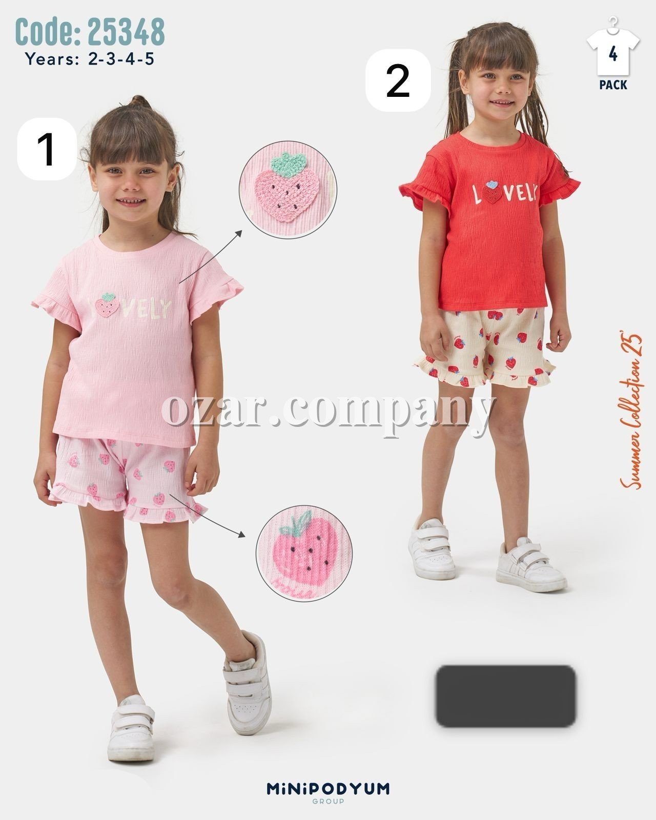 Костюм Для Девочки Bupper Minipodyum (2-3-4-5лет)