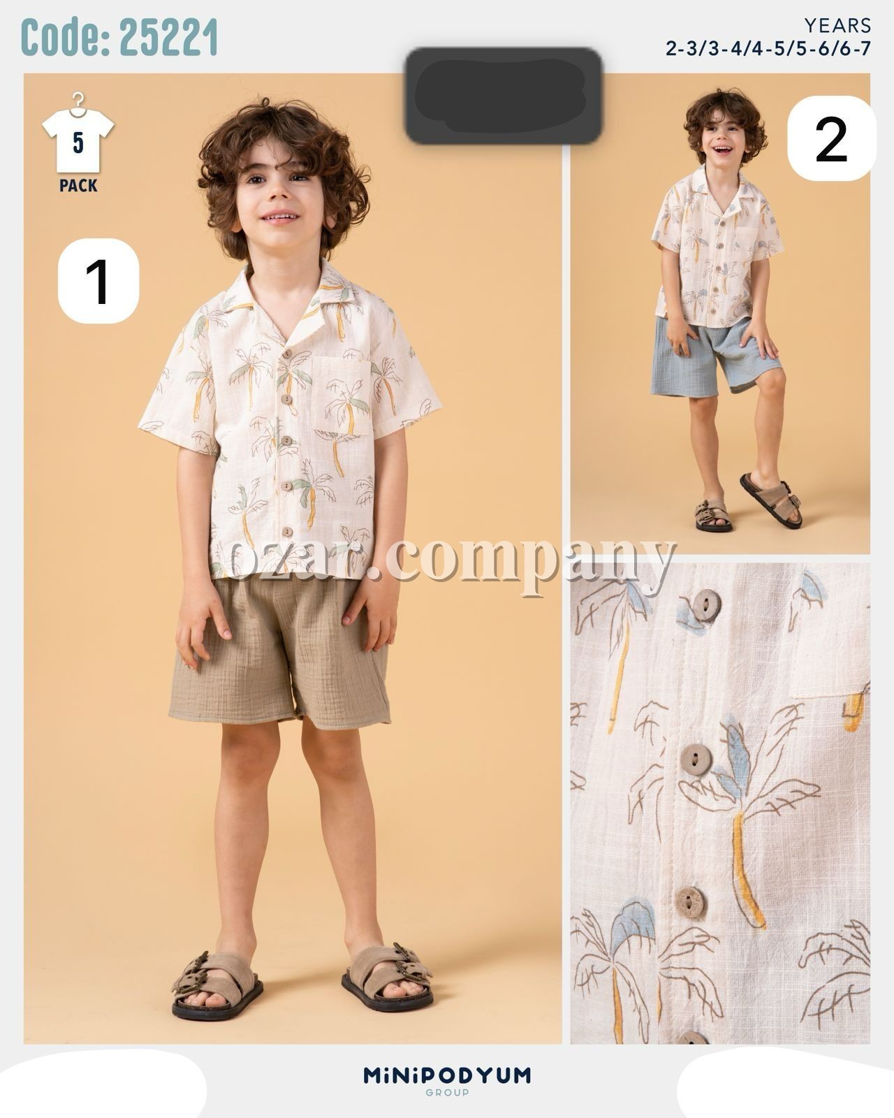 Костюм Для Мальчика Bupper Minipodyum (2-3/3-4/4-5/5-6/6-7лет)