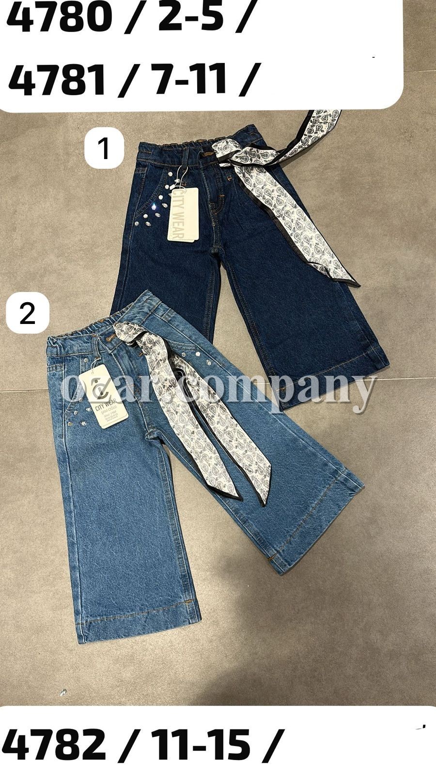 Джинсы Для Девочки City Wear (2-3-4-5лет)