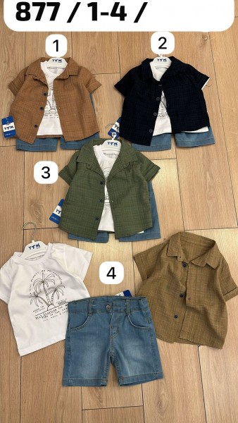 Костюм Тройка Для Мальчика YTM (1-2-3-4лет) 