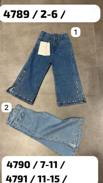 Джинсы Для Девочки City Wear (2-3-4-5-6лет) 
