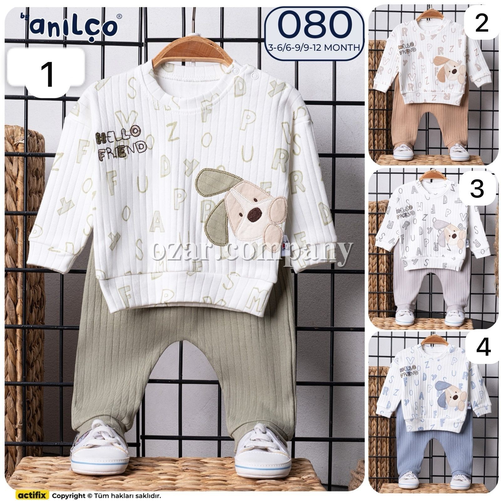 Костюм Для Мальчика Anilco (3-6/6-9/9-12мес.)