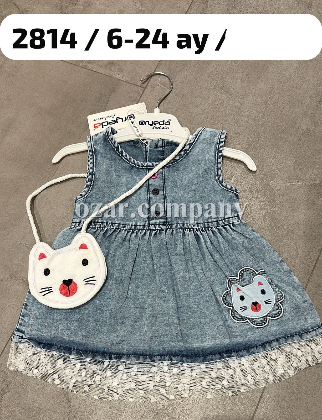 Джинсовое Платье Для Девочки Oryeda (6-12-18-24мес.)