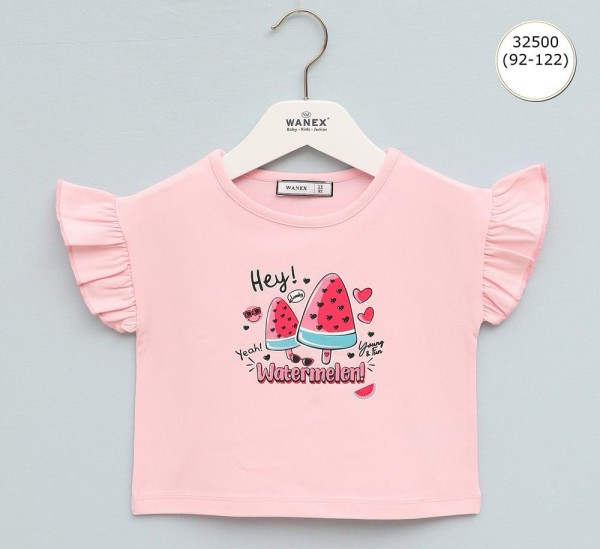 Футболка Для Девочки Wanex (2-3-4-5-6-7лет) 