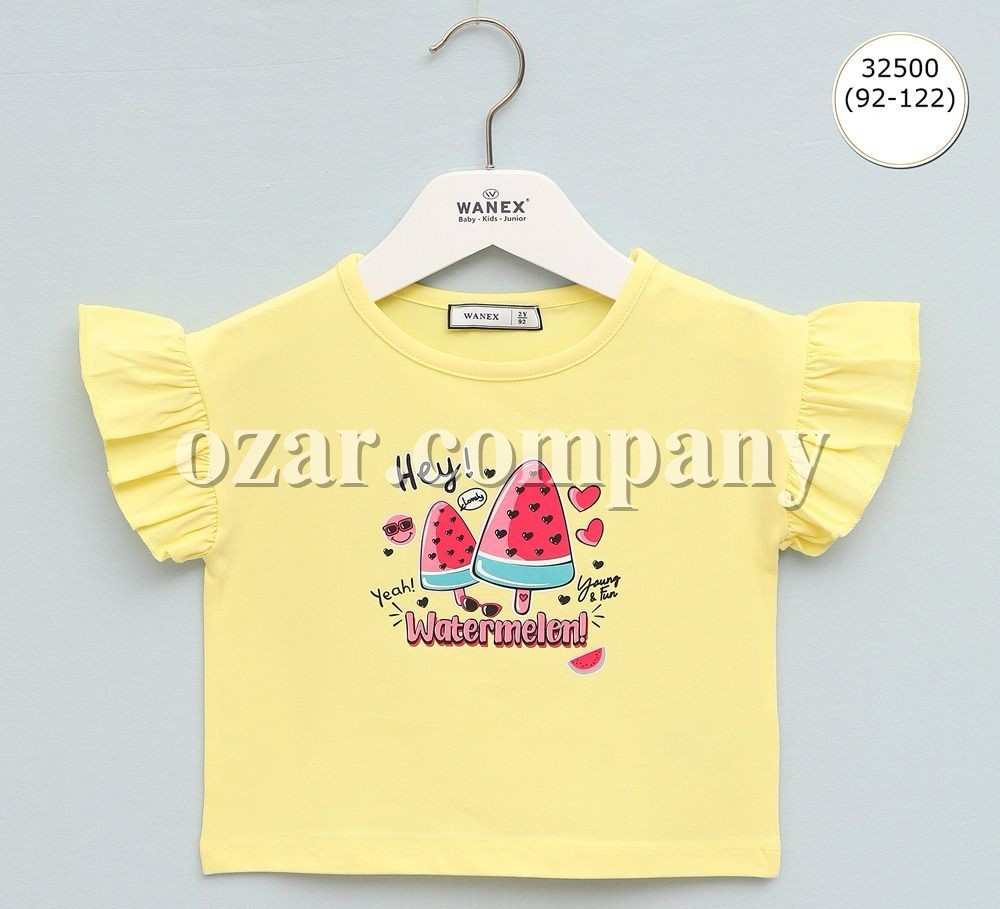 Футболка Для Девочки Wanex (2-3-4-5-6-7лет) 
