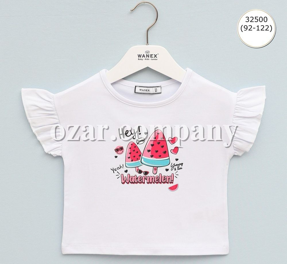 Футболка Для Девочки Wanex (2-3-4-5-6-7лет) 