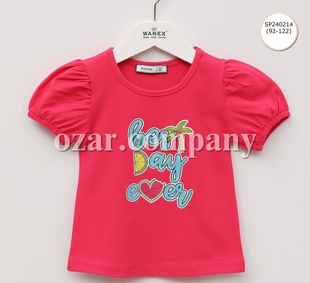 Футболка Для Девочки Wanex (2-3-4-5-6-7лет) 