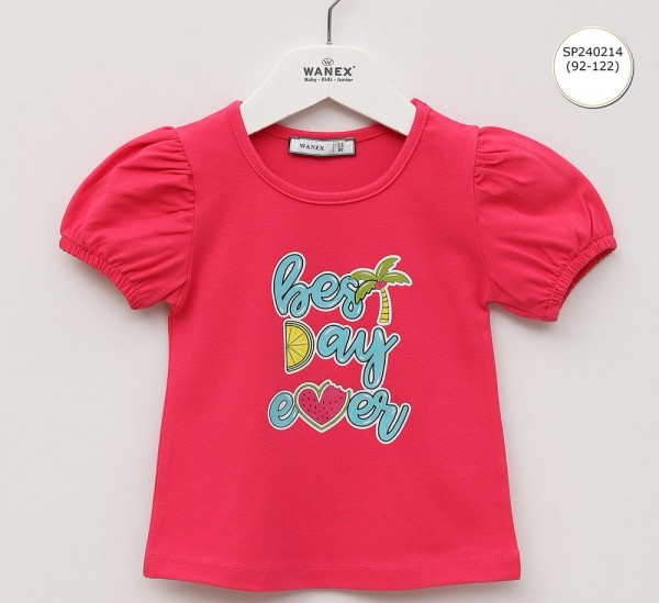 Футболка Для Девочки Wanex (2-3-4-5-6-7лет) 