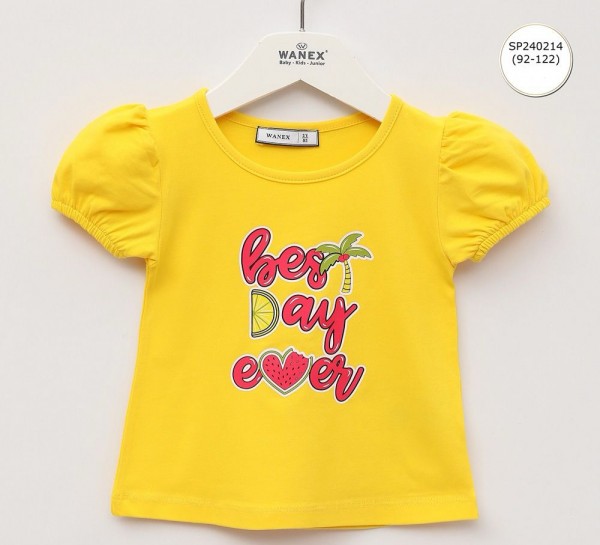 Футболка Для Девочки Wanex (2-3-4-5-6-7лет) 