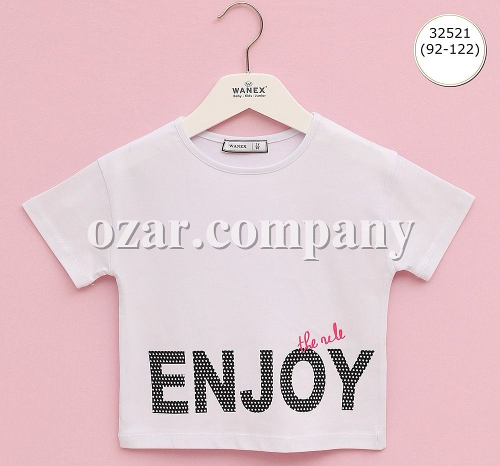 Футболка Для Девочки Wanex (2-3-4-5-6-7лет) 
