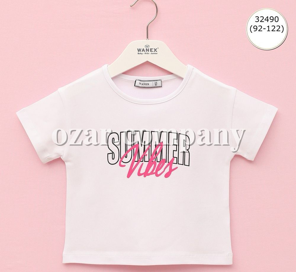Футболка Для Девочки Wanex (2-3-4-5-6-7лет) 